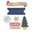 Set 9 troqueles Labels & Snowflakes Thinlits Sizzix - comprar online