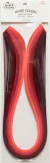 Papel para quilling 5 colores Reds x 100 tiras de 9mm Quilled Creations