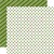 Papel bi-faz Snowy Pine Medium Dot 30,5 x 30,5 cm de 180 gr