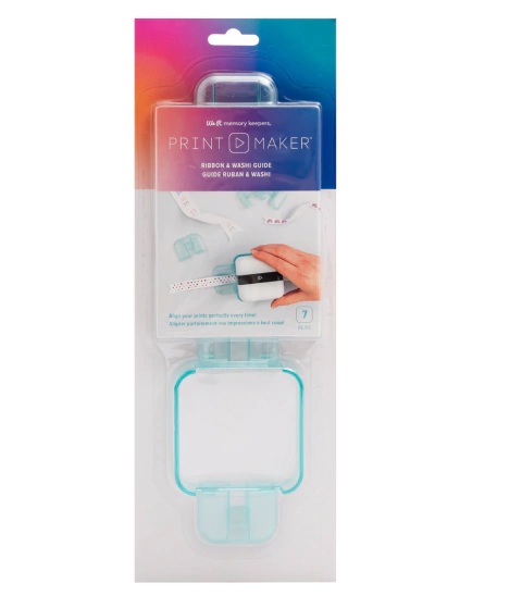 Regla/Guia para Printmaker para hacer Washi Tape y Cintas We R