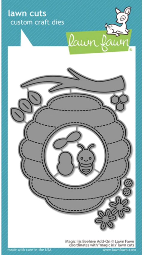 Troquel Magic Iris Beehive Add-On Lawn Fawn