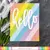 Block de 12 Papeles de Arcoiris JJ Bolton Pattern Paper Waffle Flower
