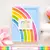 Block de 12 Papeles de Arcoiris JJ Bolton Pattern Paper Waffle Flower - Oh My Company