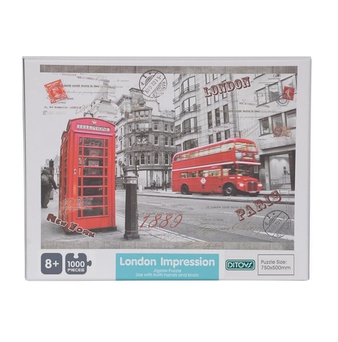 Puzzle 1000 Piezas Ditoys London Impression