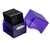 Caja Satin Cube Glitter Violeta