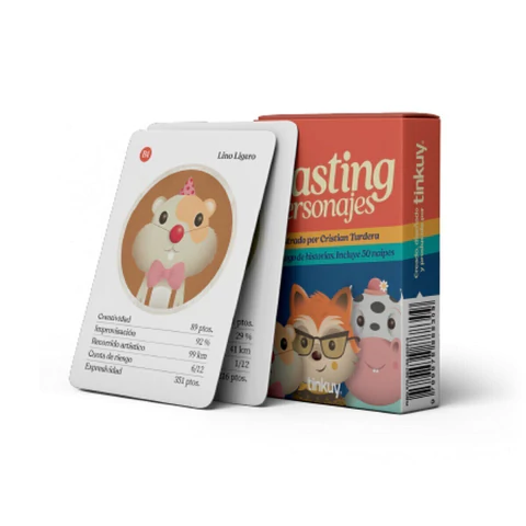 Casting de Personajes juego de cartas Tinkuy