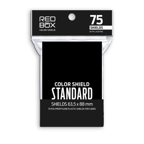 Folios Protectores Negros Standard 63,5x88 mm - 75 unidades