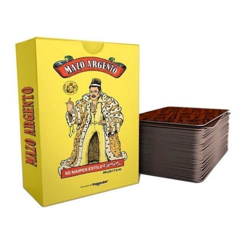 Mazo Argento Cartas juego caja