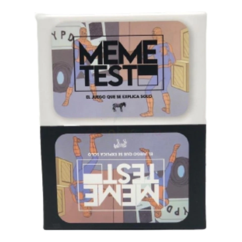 Meme test juego de cartas caja