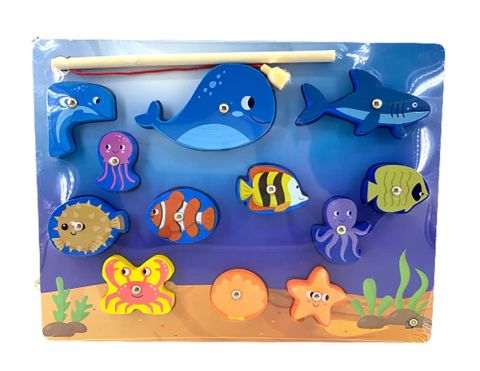 Juego de Pesca de Madera Imantado - comprar online