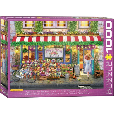 Puzzle Plush Petals Florist By Paul Normand 1000 Piezas