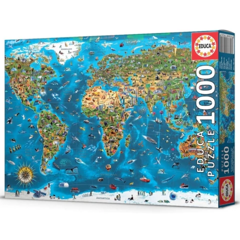Puzzle 1000 Wonders Of The World
