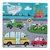 Puzzle 8 y 12 Piezas Medios de Transporte - Adventurama