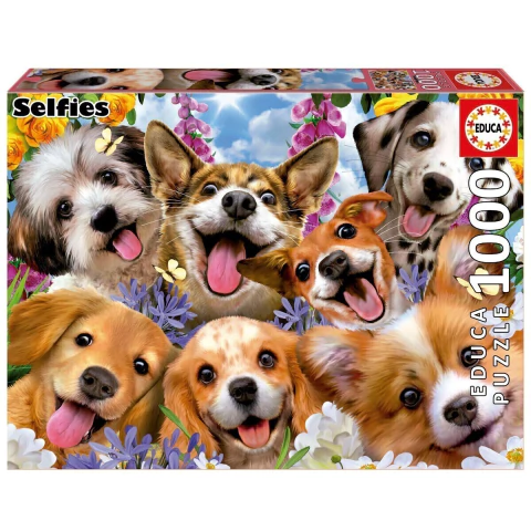 Selfie de Perritos Puzzle 1000 - comprar online