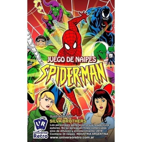 Cartas Tope Y Cuartet Spiderman