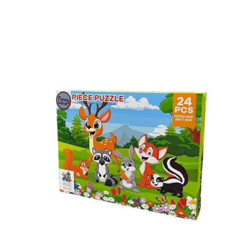 Puzzle 24 Piezas 27x17,50 cm Animales en el Bosque - comprar online