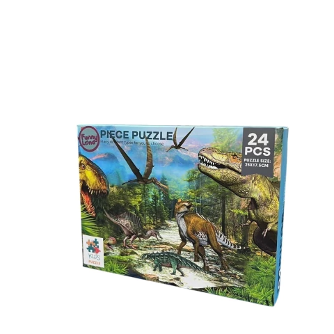 Puzzle 24 Piezas 27x17,50 cm Dinosaurios 4 - comprar online