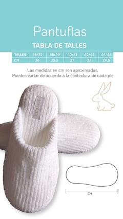 Pantuflas de toalla línea Top Espalma - Luna Deco