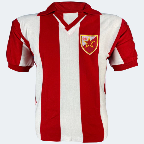 Camisa Retrô Red Star Belgrade Home 1990/91 + Brinde Exclusivo - comprar online
