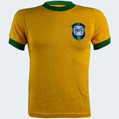 Camisa Brasil Retrô Anos 70 Rei Pelé + Brinde Exclusivo - comprar online