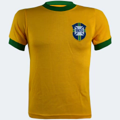 Camisa Brasil Retrô Anos 70 Rei Pelé + Brinde Exclusivo - comprar online