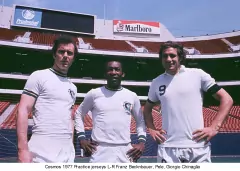 Camisa Retrô de treino Cosmos 1975/77 + Brinde Exclusivo na internet