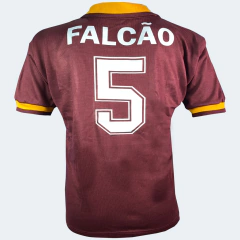 Camisa Retrô Roma 1986/87 Falcão + Brinde Exclusivo - comprar online