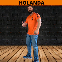Camisa Holanda Retrô 1974 Cruyff nº14 + Brinde Exclusivo na internet