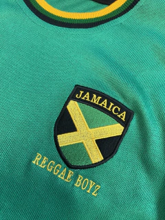 Camisa Retrô Jamaica Verde "Reggae Boys" + Brinde Exclusivo - loja online