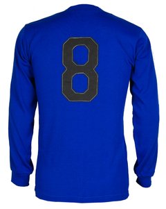 Camisa Retrô Holanda Azul Manga Longa + Brinde Exclusivo - Autêntica Retrô 