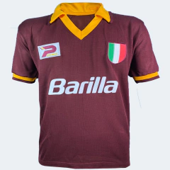 Camisa Retrô Roma 1986/87 Falcão + Brinde Exclusivo
