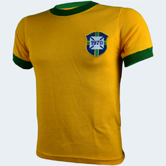 Camisa Brasil Retrô Anos 70 + Brinde Exclusivo