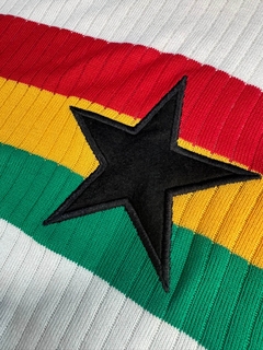 Camisa Retrô Gana Branca Trabalhada + Brinde Exclusivo - loja online