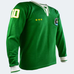 Camisa Cosmos Retrô 1977 Manga Longa Verde + Brinde Exclusivo na internet