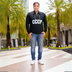 Camisa Retrô CCCP Preta - Goleiro Yashin + Brinde Exclusivo - Autêntica Retrô 