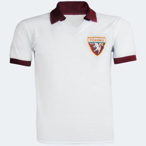 Camisa Retrô Torino Branca + Brinde Exclusivo