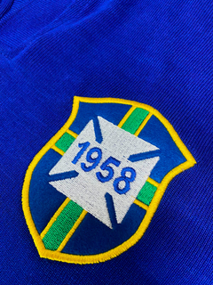 Imagem do Camisa Retrô Brasil copa do mundo de 1958 + Brinde Exclusivo
