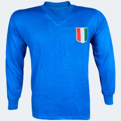 Camisa Retrô Itália Manga Longa 1950 + Brinde Exclusivo