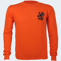 Camisa Retrô Holanda Vintage Manga Longa nº 14 + Brinde Exclusivo