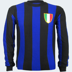 Camisa Retrô Inter de Milão Anos 60 Manga longa + Brinde Exclusivo