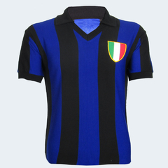 Camisa Inter de Milão Retrô Gola Polo + Brinde Exclusivo