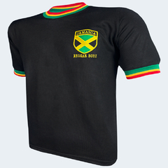 Camisa Retrô Jamaica Preta "Reggae Boys" + Brinde Exclusivo - loja online