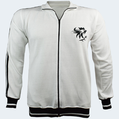 Jaqueta Branca O Galo Vintage + Brinde Exclusivo
