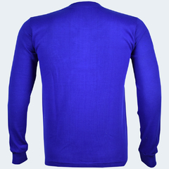Camisa Real Madrid Azul Manga Longa + Brinde Exclusivo - comprar online