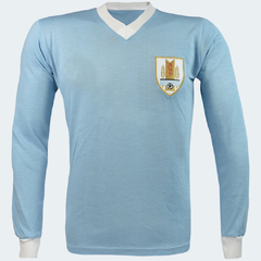 Camisa Uruguai Retro Manga Longa + Brinde Exclusivo