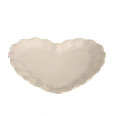 BANDEJA DE PORCELANA DISEÑO CORAZÓN (101762) - comprar online