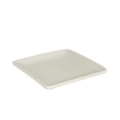 PLATO PORCELANA CUADRADO BLANCO (101849) - comprar online