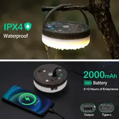 LAMPARA GUIRNALDA CAMPING LED MULTIFUNCION IMPERMEABLE (KXK-828) en internet