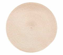 Imagen de INDIVIDUAL REDONDO TEJIDO COLORES 38CM (4128)