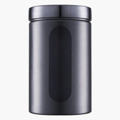 TARRO CILINDRICO CON VISOR PVC 1500CC en internet